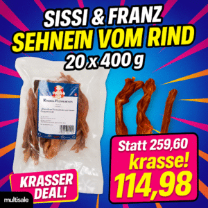 Sissi & Franz "Sehnen vom Rind" 20 x 400g