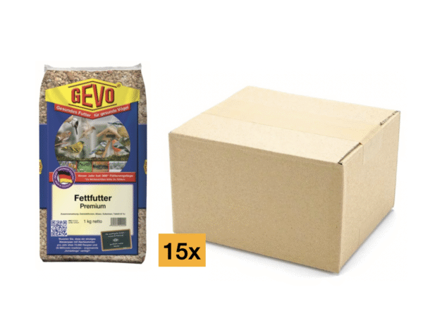 15x Gevo Fettfutter Premium je 1 KG