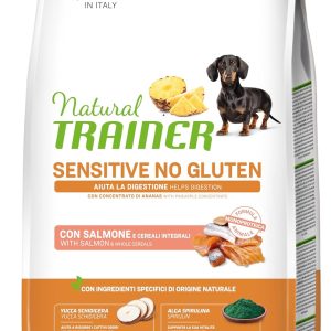 Natural Trainer Hunde-Trockefutter 2 KG Sensitiv "mit Lachs & Cerialien"