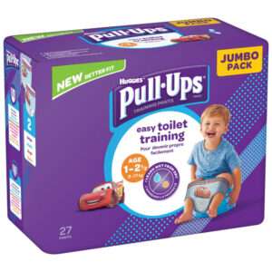Huggies Pull-Ups Toiletten-Trainingshose für Jungen, 27 Stück