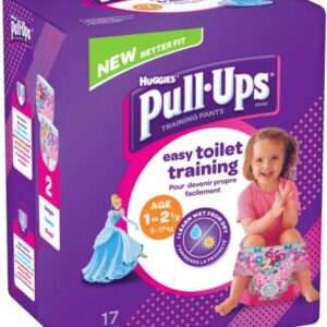 HUGGIES Toilettentrainingshosen 8-17kg, für Mädchen, 17 Stück