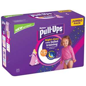 Huggies Pull-Ups Toilettentrainingshose für Mädchen, 25 Stück