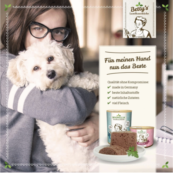 Betty's Landhausküche Hund Känguru mit Kartoffeln und Geflügel 6 x 800 g, für alle Hunderassen geeignet – Bild 4