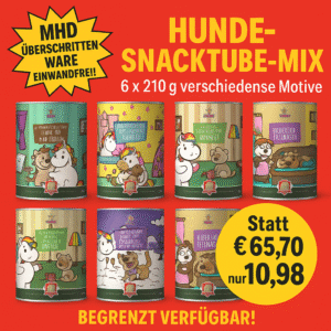 Pummel & Friends  SNACKTUBE-MIX 6x210 g