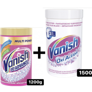 VANISH Oxi Advance + Oxi Action XL Set 2,7 KG