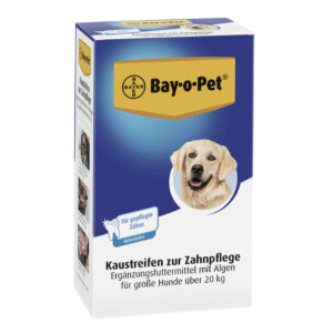 Bay-o-Pet® Zahnpflege Kaustreifen mit Alge für große Hunde (140 g)