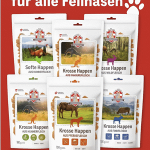 Sissi & Franz Krosse Happen - Hundesnack - XL BOX 12 x 100g verschiedene Sorten