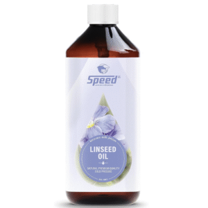Speed Linseed Oil, 1l, Das ideale Nahrungsergänzungsmittel für Pferde, reichhaltiges Öl mit wichtigen Fettsäuren