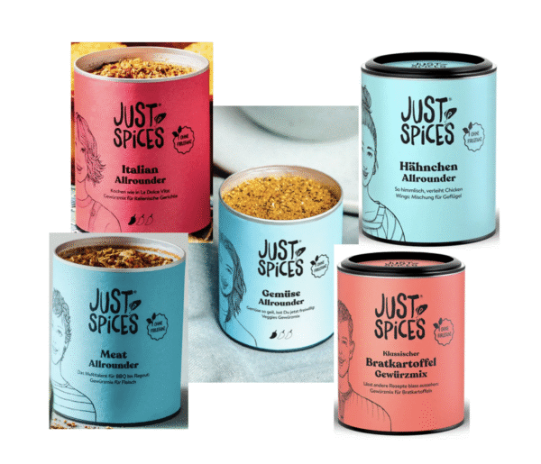 Just Spices Gewürze 25er XXL MULTI-Geschenke-MixBox 50g- 79g