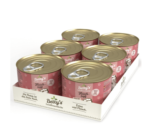 Betty's Landhausküche Hund All Meat 6 x 200 g