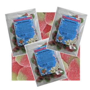 Capico Fruchtgummi "Wilde Erdbeeren" gezuckert 3 x 300g XXL Beutel