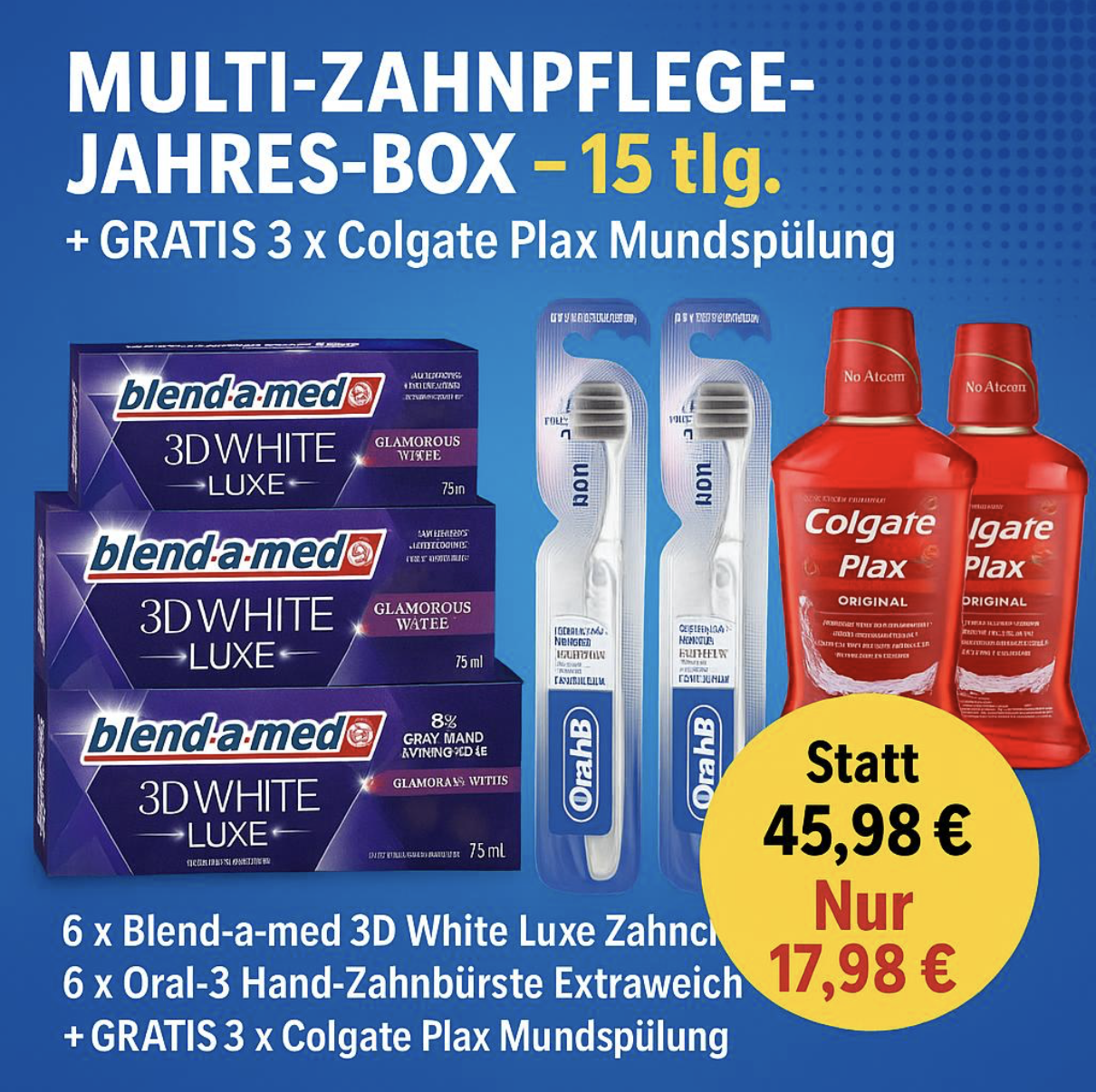 blend-a-med 3DWhite Luxe Glamorous WHITE Zahnpasta 75 ml