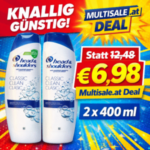 Head & Shoulders Classic Clean 2 x 400 ml