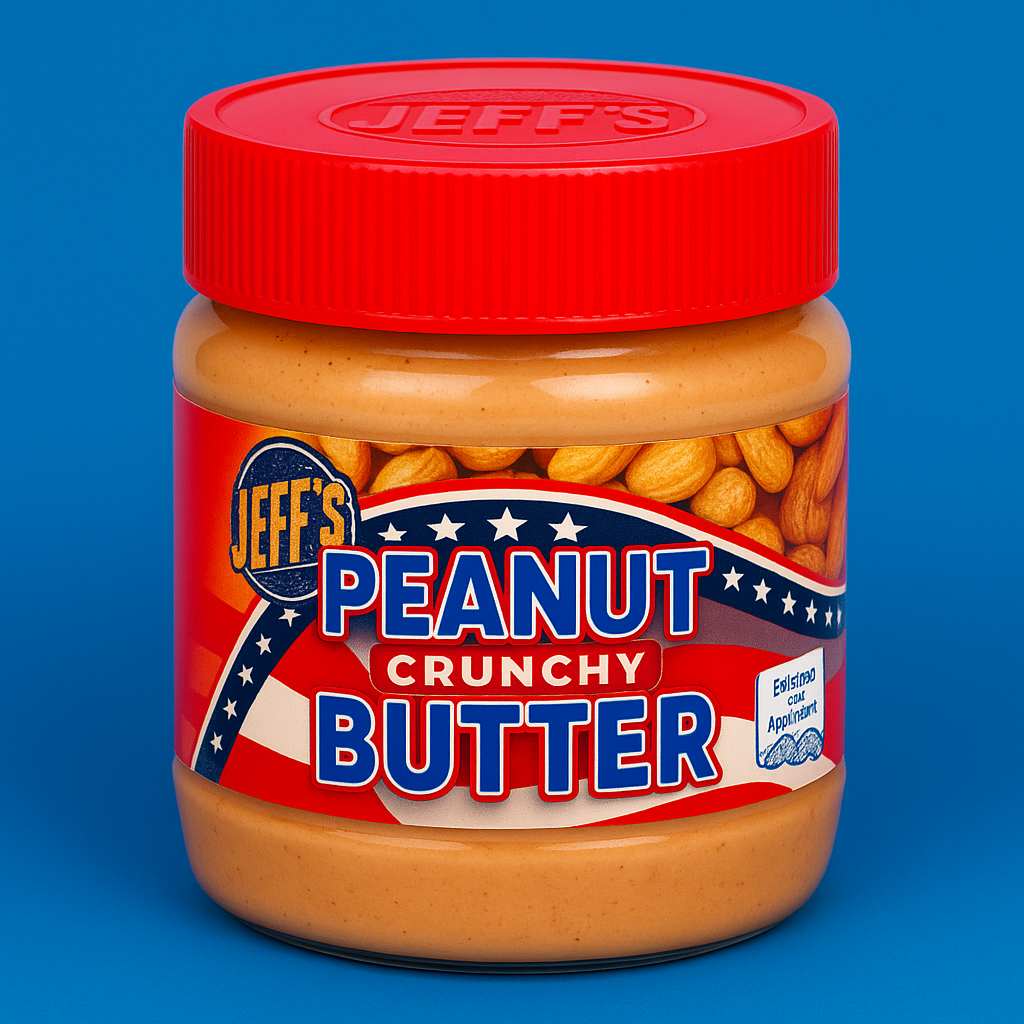 Jeff’s Peanut Crunchy Butter 350g