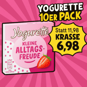 Yogurette, 10er Pack kleine Alltagsfreude (10 x 50 g)