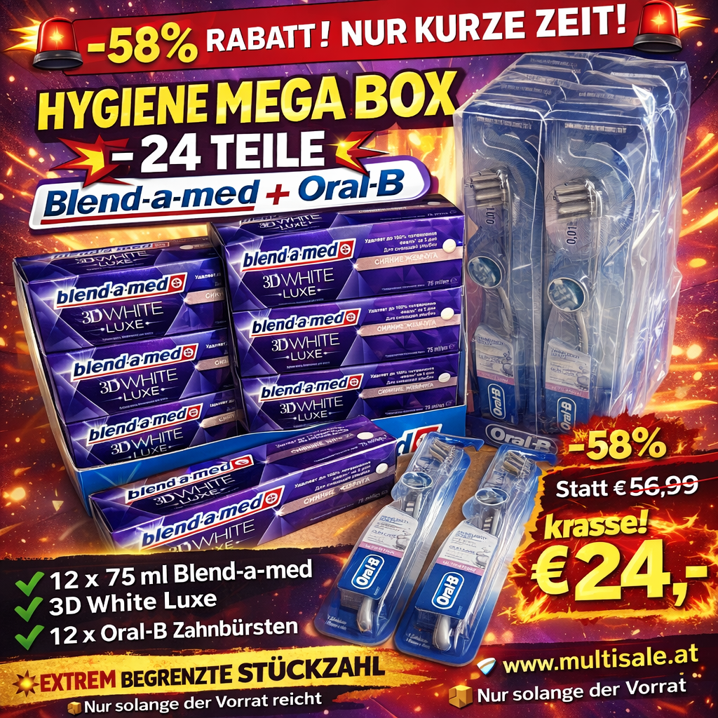 Hygiene Mega Box 24 Teile (Prod. / BBD 11/22)