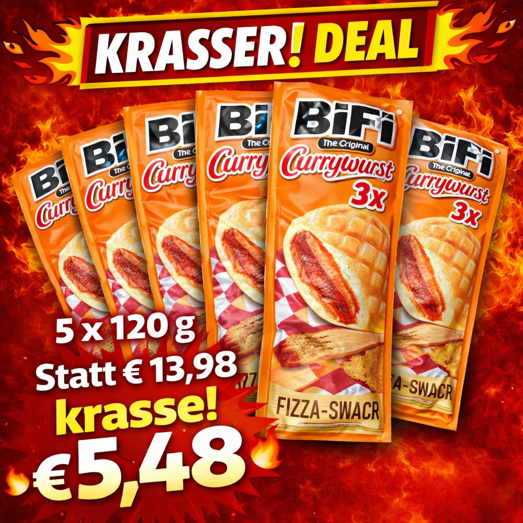 BiFi Currywurst 3x - 5 x 120g (11/2025)