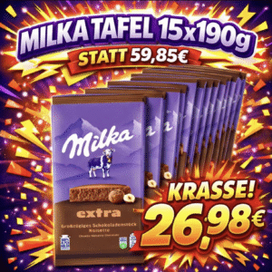 MILKA EXTRA NOISETTE 15 x 190g - MHD 30.04.2026