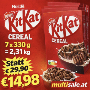 Nestle KitKat Cereal 7 x 330g - MHD 05/2026