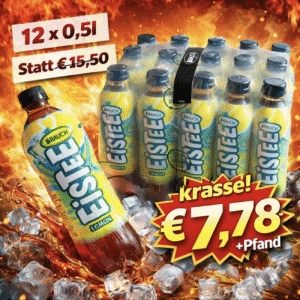 Rauch Eistee "Zitrone" 12 x 0,5l PET inkl. DPG Pfand - MHD 14.05.2026