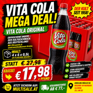 Vita Cola Original 0,5L (24er Box) inkl. DPG Pfand