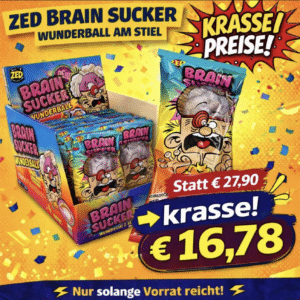 Zed Candy Brain Sucker Wunderball am Stiel "Lollies" 15 x 72g