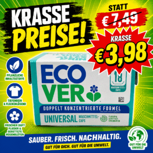 Ecover Universal Waschmittel Caps, 18 x 17 g (Kopie)