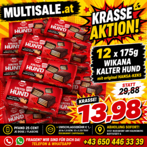 WIKANA KALTER HUND - 12 x 175 g Vorteilspackung - MHD 04/2026
