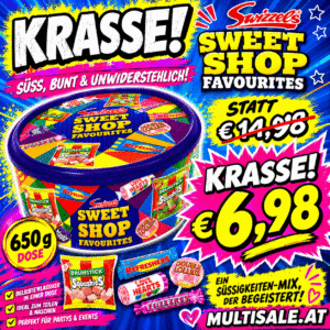 Swizzels Sweet Shop Favourites – 650 g Dose - MHD 02.2027