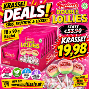 Swizzels Double Lollies – 18 x 90 g 1 MHD 02.2027