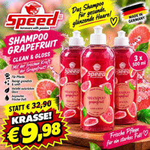 Speed Shampoo Grapefruit – Clean & Gloss | 3 × 500 ml